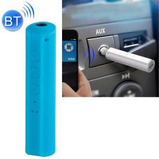 Portable Stereo Bluetooth Adapter Mini Portable Bluetooth 4.2 Wireless Bluetooth Music Receiver with 3.5mm Hands-free Stereo Audio Adapter for Car Home Use(Blue)