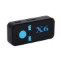 HQX6 Car Bluetooth V4.1 Audio Music Player Receiver Adapter, Support Wireless Hands-free & TF Card & USB Charge