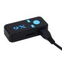 HQX6 Car Bluetooth V4.1 Audio Music Player Receiver Adapter, Support Wireless Hands-free & TF Card & USB Charge