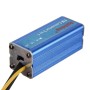DC 12V 16MHz Car Auto Automobile Blue Aluminum MP3 FM Convertor Adapter Impedance Converter T-3X Car Audio Accessories