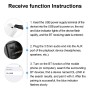 C002 Bluetooth 5.0 USB Car Wireless Bluetooth Receiver(Black)