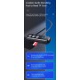 USAMS US-SJ503 USB CAR FM Bluetooth Digital Audio Adapter, поддержка Aux & 128GB TF Card & Bree Call & Navigation Trobvate (Black)