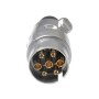 A0202 12V 7 Pin Plug & Socket Wiring Lights Trailer Adapter Connector EU Plug