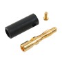 A6545 10 in 1 Car Red and Black Cover Gold-plated 4mm Banana Head Audio Plug