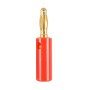 A6546 20 in 1 Car Red and Black Cover Gold-plated 4mm Banana Head Audio Plug