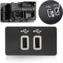 Car Aux Audio Dual Port Interface Module USB Вспомогательный сокет HC3Z19A387E/HC3Z19A387B для Ford 2016-2020