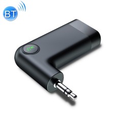 Wiwu YP05 Car Bluetooth-приемник Audio Player Aux Aux, поддерживает звонок без рук (черный)