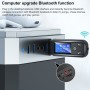 K15-Pro ​​2 в 1 USB CAR Bluetooth 5.0 Audio Adapter Presister с ЖК-экраном