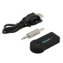 Car Bluetooth Handsfree Music Mic Receiver For iPhone, Galaxy, Sony, Lenovo, HTC, Huawei, and other Smartphones