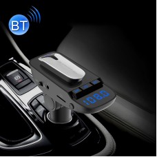 ER9 2 in 1 Hands-Free Calling Car Kit Wireless Bluetooth Headset Dual USB Charger FM Transmitter MP3 Music Player