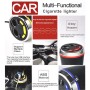 A23 Multi-function Car Kit Bluetooth Charger Cigarette Lighter, Support Bluetooth / TF Card / USB Disk / USB(Yellow)