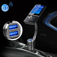 BC-43 Bluetooth Car Kit Fm Transmetter Car 2 USB-зарядное устройство со светодиодным дисплеем, поддержка функции Handsfree & TF Card