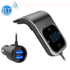 BC39 Dual USB Charging Smart Bluetooth FM Transmitter MP3 Music Player Car Kit, Support Hands-Free Call & TF Card & U Disk(Black)