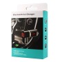 BC08 Dual USB CAR Charger Bluetooth FM набор передатчиков, поддержка ЖК-дисплея / без рук (черный)