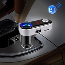 BC09B Dual USB-автомобильный зарядный устройство Сигарет Socket Socket Bluetooth FM набор передатчиков, поддержка ЖК-дисплея / TF Music Play / Free Free