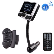 FM8112B Car Bluetooth FM Transmitter with Remote Control, Support LCD Display / USB / TF Card / MP3 Music Play / Hands-free