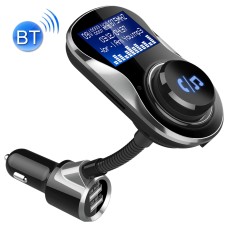 BC26 1.4 inch LCD Screen Car Bluetooth 4.1 + EDR Hands Free Radio FM Transmitter 5V 3.4A Dual USB Ports Car Charger, Support TF Card & Mic & U Disk & Answer / Hang-up / Reject and Redial Calls