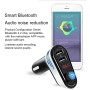 AP02 CAR Bluetooth v4.2 MP3-плеер FM-передатчик 5V 3.1A Выходные двойные USB-порты с светодиодным светом, встроенным микрофоном, поддержки U-диск и вызовы без рук / ответа (черный)