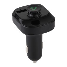 V-021 Dual USB Charging Bluetooth FM Transmitter MP3 Music Player Car Kit, Support Hands-Free Call  & TF Card (Black)