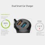 BT70 Smart Bluetooth 4.2 FM-передатчик QC3.0 Quick Charge Mp3 Music Player Car Cat с 1,7-дюймовым экраном, поддержание звонка без рук.