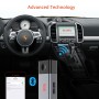 DOOSL DSER106 Многофункциональный автомобиль Bluetooth FM-передатчик беспроводной музыкальный приемник, поддержка звонка без рук (черный)