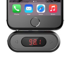 Doosl DSER107 Multifunctional Car FM Transmitter Wireless Music Receiver with 3.5mm Jack & LCD Display, Support Hands-free Call(Black)
