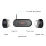 DOOSL DSER107 Многофункциональный автомобиль FM-передатчик беспроводной музыкальный приемник с 3,5-мм-джек и ЖК-дисплей, поддержание звонка без рук (черный)