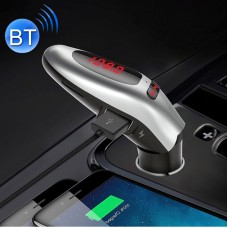 G96 Bluetooth Wireless Multi-function Car Kit MP3 Player FM Player Dual USB Charger with LED Screen, Support Hand-free and TF Card