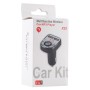 X22 Dual USB Charging Bluetooth FM Transmitter MP3 Player Car Kit, Support Hands-Free Call  & TF Card & U Disk(Black)