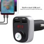 A20 Dual USB Charging Bluetooth FM Transmitter MP3 Player Car Kit, Support Hands-Free Call  & TF Card & U Disk(Black)