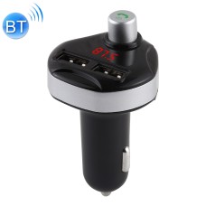 X13 Dual USB Charging Bluetooth FM Transmitter MP3 Player Car Kit, Support Hands-Free Call  & TF Card & U Disk(Black)