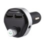 X13 Dual USB Charging Bluetooth FM Transmitter MP3 Player Car Kit, Support Hands-Free Call  & TF Card & U Disk(Black)