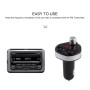 X13 Dual USB Charging Bluetooth FM Transmitter MP3 Player Car Kit, Support Hands-Free Call  & TF Card & U Disk(Black)