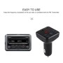 A10 Dual USB Charging Bluetooth FM Transmitter MP3 Player Car Kit, Support Hands-Free Call & TF Card & U Disk