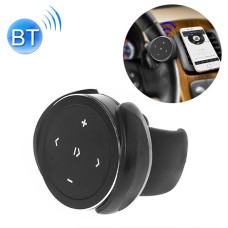 Автомобильный беспроводной контроллер Bluetooth Многофункциональный рулевой дистанционный контроллер с держателем (черный)