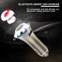 A8 3 in 1 Bluetooth Earphone & Safety Hammer & Car Charger, Support Hands-free Call & USB Quick Charger Function