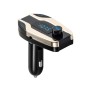 XINK XK-750 Multifunctional Bluetooth Vehicular FM Transmitter and USB Car Charger MP3 Player Support USB SD TF Carte for iPhone 6s & 6s Plus, Galaxy Note 5 & S6 Edge+, and Most Bluetooth Mobile Devices(Gold)