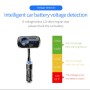BC49AQ Bluetooth 5.0 Multi-function Car Colorful Atmosphere Lamp Bluetooth MP3 Player Quick Charger