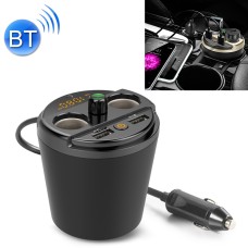 401E CAR MP3 Bluetooth Player FM -передатчик с 2 -х гогарет Splitter 2 x USB -зарядное устройство (черное)