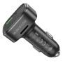 Borofone BC43 Flash QC3.0 Car Bluetooth 5.0 FM Transmitter(Black)