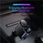 Baseus Car Wireless Bluetooth V4.2 FM Transmitter MP3 Player 3.4A Dual USB Car Charger, Support U-disk & Hand-Free Calling(Black)