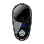 Baseus Car Wireless Bluetooth v4.2 FM-передатчик MP3 Player 3.4a Dual USB-автомобильное зарядное устройство, поддержка U-диск и звонок без рук (черный)