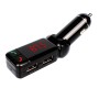 BC-06 Bluetooth Car Kit Fm Car Car Mp3 Player со светодиодным дисплеем 2 USB-зарядное устройство и функция Handsfree (черный)