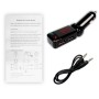 BC-06 Bluetooth Car Kit Fm Car Car Mp3 Player со светодиодным дисплеем 2 USB-зарядное устройство и функция Handsfree (черный)