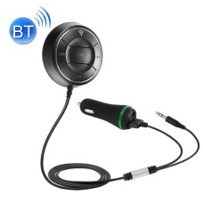 Jrbc01 Bluetooth 4.0 Car Car, 3,5-миллиметровый Audio Jack Music Streaming или Calling, Dual USB 2.1A Car Charger, для iPhone, Galaxy, Sony, Lenovo, HTC, Huawei и других смартфонов