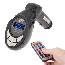 In Car 4 in 1 (SD Card) / USB MP3 Wireless FM Modulator Transmitter with LCD Display(Black)
