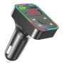 F2 CAR FM -передатчик MP3 USB -зарядное устройство с светодиодной подсветкой FM -передатчиком с набором игрока Bluetooth -передатчика.