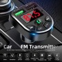 BTE5 Wireless Phone Player MP3 Music Card Audio Receiver FM Transmitter 3.1A Dual USB Fast Charger