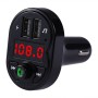 X1 Car Handsfree Kit FM Transmitter Wireless Audio Receiver MP3 Player Dual USB Fast Charger