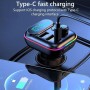 CAR CAR MP3 -плеер FM FM -передатчик с Bluetooth USB CAR Mobile Charger QC3.0 Quick Charge U Disk Music Player FM Modulator